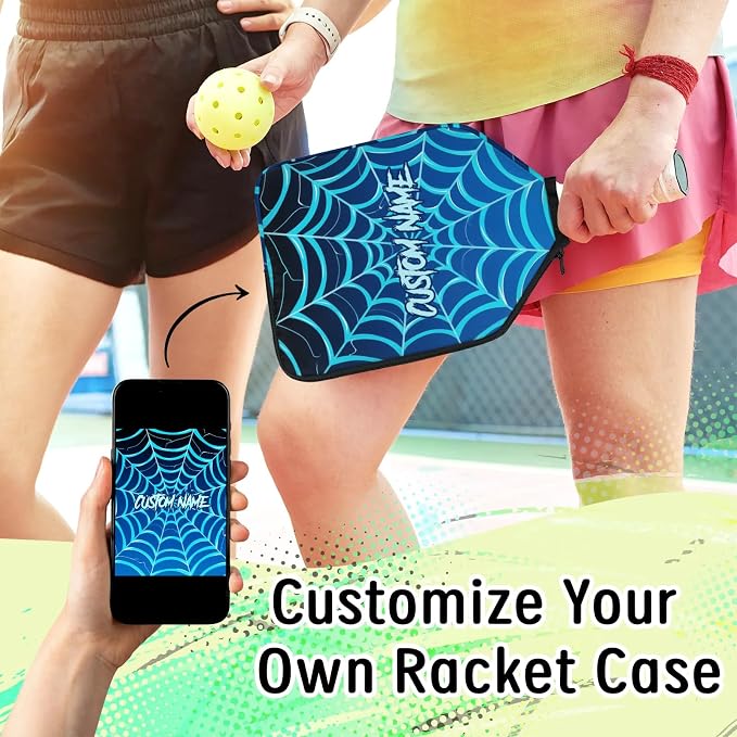 Personalized Pickleball Paddle Cover, Robust & Waterproof Custom Pickleball Paddle Case for Ultimate Protection