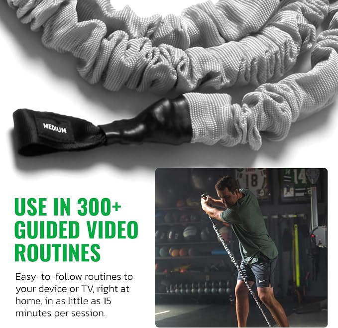 GolfForever Resistance Bands + 3-Month App Membership – Golf Exercise & Pain Relief Video Routines – Improve Flexibility, Gain Distance, Reduce Golf-Related Pain