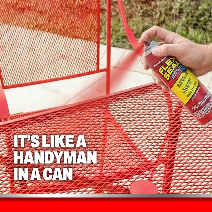 Flex Seal, 14 oz, 2-Pack, Red, Stop Leaks Instantly, Waterproof Rubber Spray On Sealant Coating, Perfect for Gutters, Wood, RV, Campers, Roof Repair, Skylights, Windows, and More