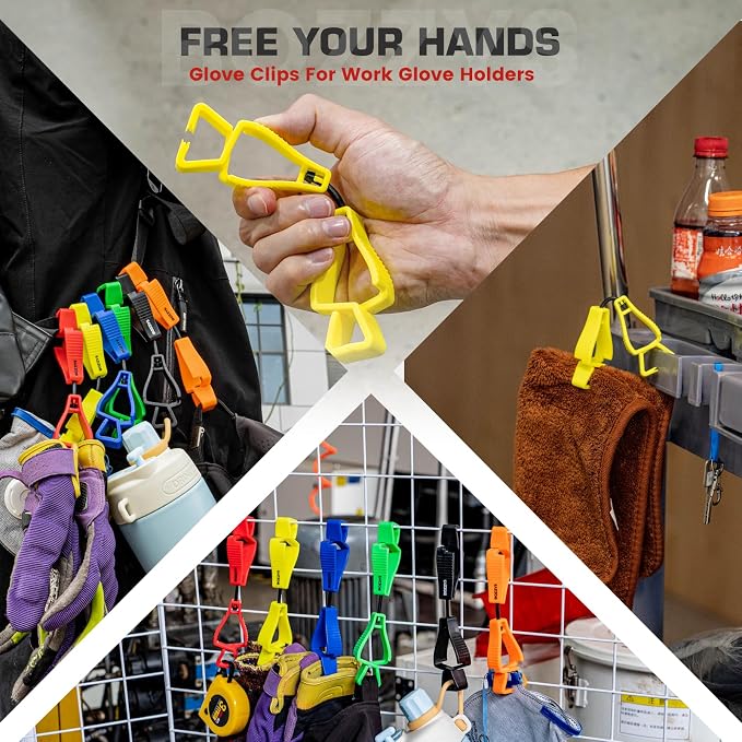 Glove Clips for Work Glove Holders Bulk