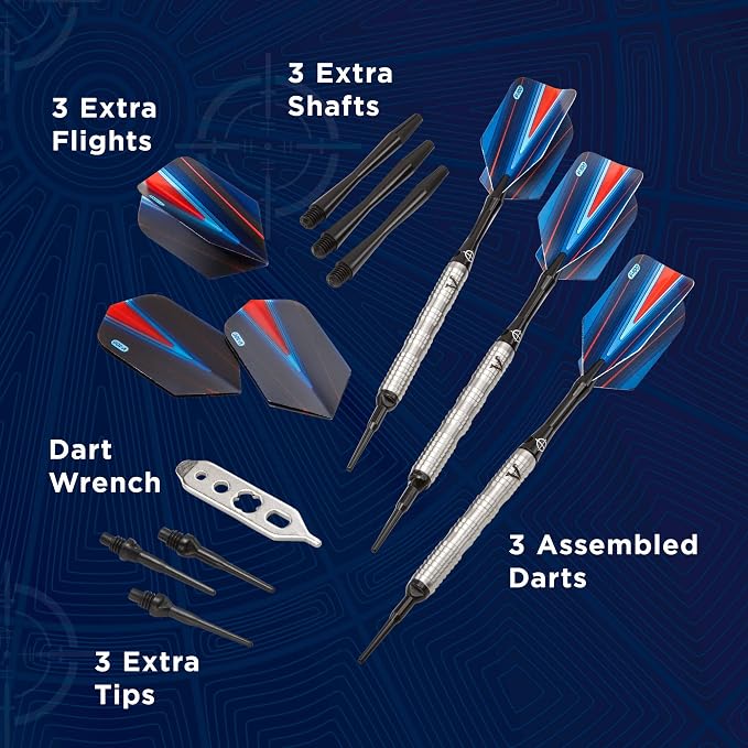 Viper Sidewinder 80% Tungsten Soft Tip Darts, 18 Grams