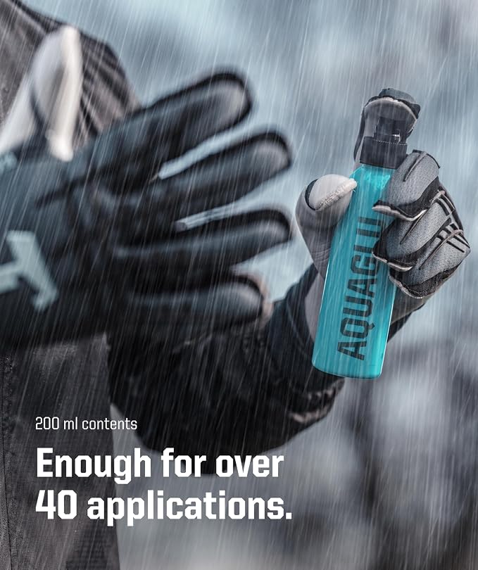 T1TAN Goalie Glove Spray for Soccer – TURBOCLEAN & AQUAGLU, 200 ml (6.76 fl oz), Goalkeeper Glove Sprays, Extra Grip for All Weather Conditions