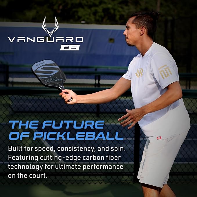 Selkirk Sport Vanguard Hybrid Pickleball Paddle | Carbon Fiber Pickleball Paddle with a Polypropylene X5 Core | Pickleball Rackets
