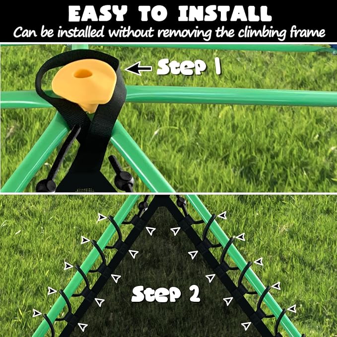 JYGOPLA Net Chair for 10FT 11FT Climbing Dome, Sturdy Climber Dome Accessories, Easy to Install, Ages 4 and up