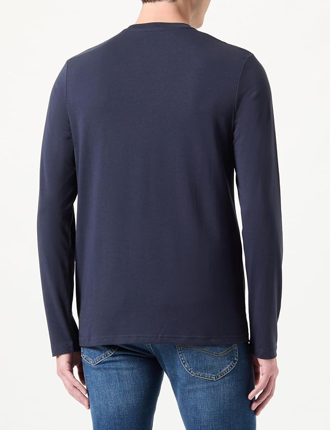 Helly-Hansen Men's Nord Graphic Longsleeve T-Shirt, 600 Navy, Medium