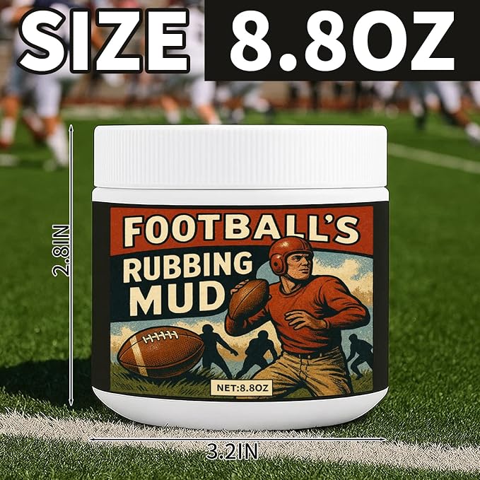 TBTFW 16oz/8oz Football Rubbing Mud, Newly Upgraded Baseball Mud, The Baseball & Football Mud Used By The Pros, Suitable for Various Leather Ball Sports