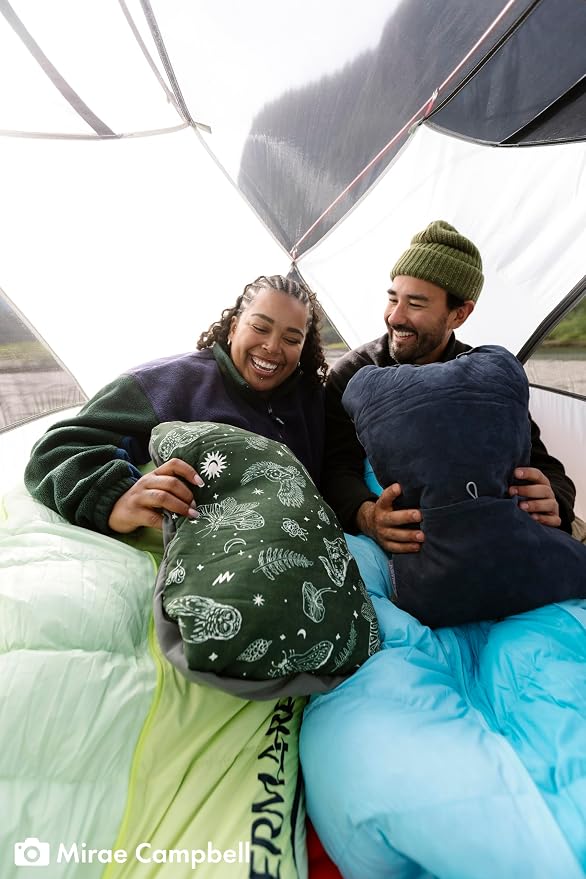 Therm-a-Rest Compressible Cinch Camping and Backpacking Pillow, Small - 12 x 16 Inch, Woodland
