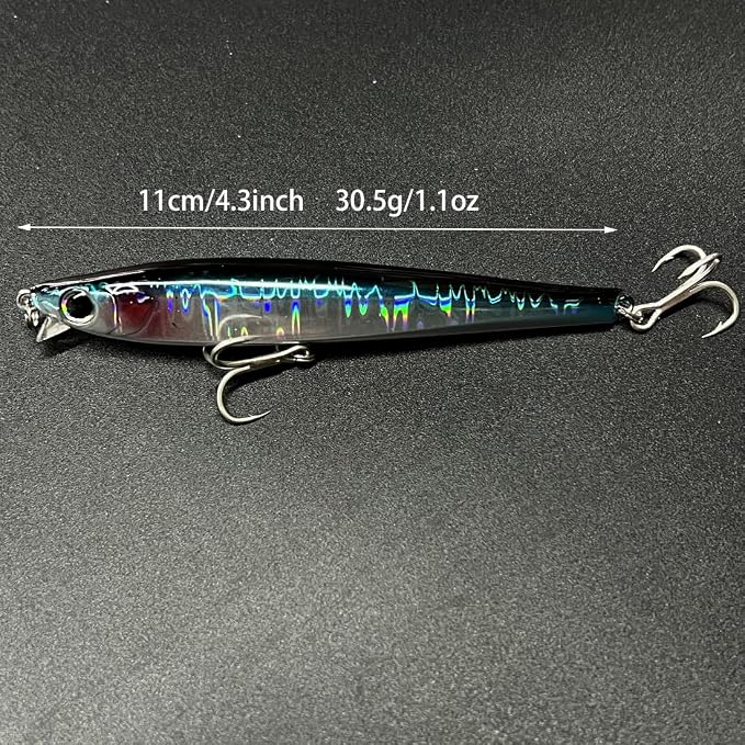 3pcs Boxed Premium Set Fishing Lure Long Cast Mino Ocean Lake Submersible Lure