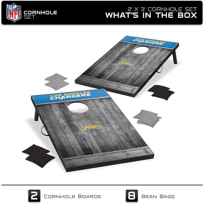 Wild Sports 2'x3' MDF Wood NFL Cornhole Set