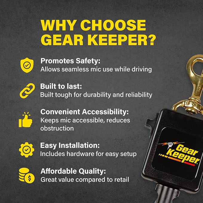Gear Keeper Scuba Retractable Lanyard for Dive Console & Depth Gauge - Keeps Scuba Gear Secure & Accessible - Made in USA