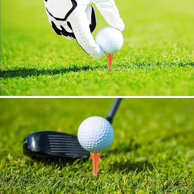 Vinsot 1000 Pcs Golf Tees Bulk 3-1/4'' Wooden Tees for Driving Range, Golf Club Accessories for Men Dad