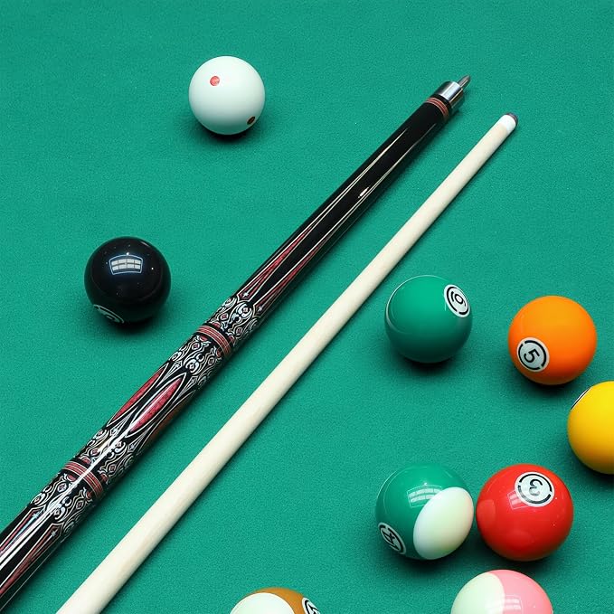 Kmise Pool Stick Set of - 58" Pool Cue Stick, Canadian Maple Professional Billiards Pool Cue, Pool Sticks for Adults, 18~21oz Multiple Colors