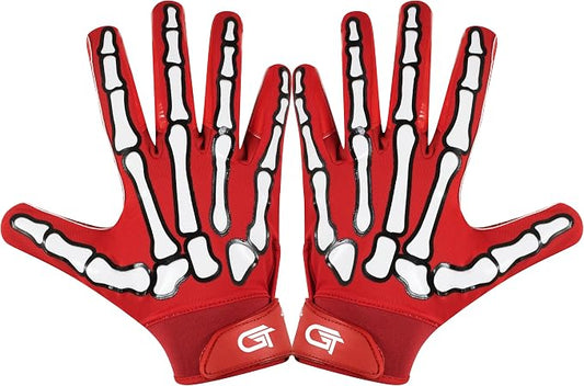 Glorious Traders Adult & Youth Football Gloves - Ultimate Performance Booster with Super Sticky Grip