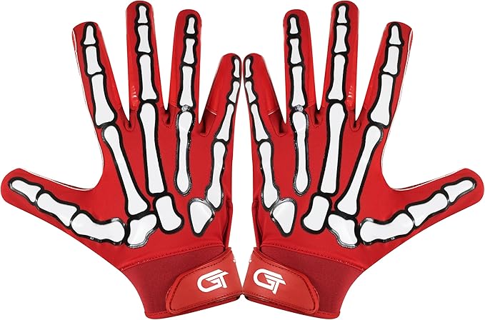 Glorious Traders Adult & Youth Football Gloves - Ultimate Performance Booster with Super Sticky Grip