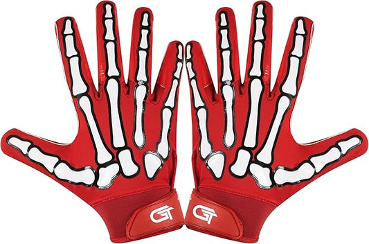Glorious Traders Adult & Youth Football Gloves - Ultimate Performance Booster with Super Sticky Grip