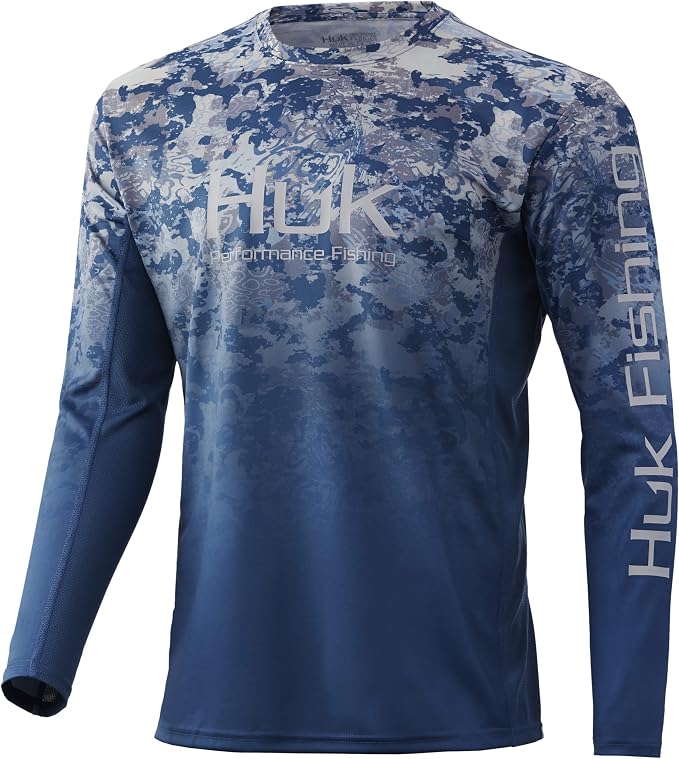 HUK Men's Icon X Long Sleeve Shirt, Performance Fishing Shirt