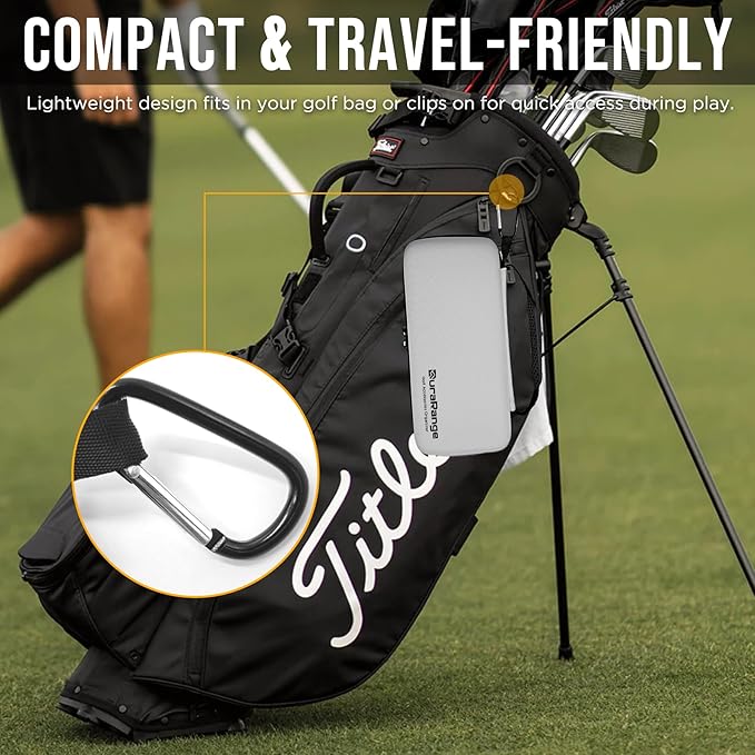 DURARANGE Golf Glove Holder Case with Glove Shaper - Portable Golf Accessories Organizer for Men & Women - Waterproof 900D Nylon, Large Capacity for Balls, Tees, Markers - Ideal Gift