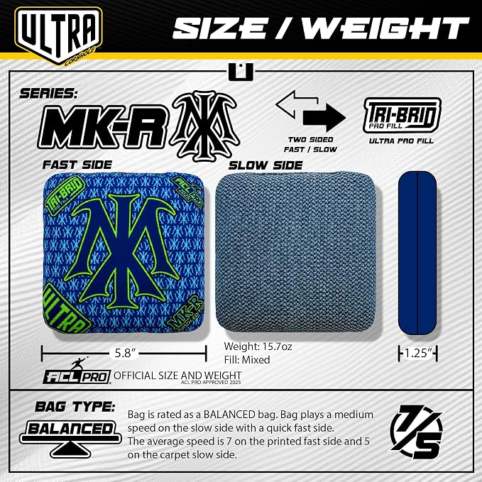 Bags MK-R Cornhole Bag Set - ACL Approved