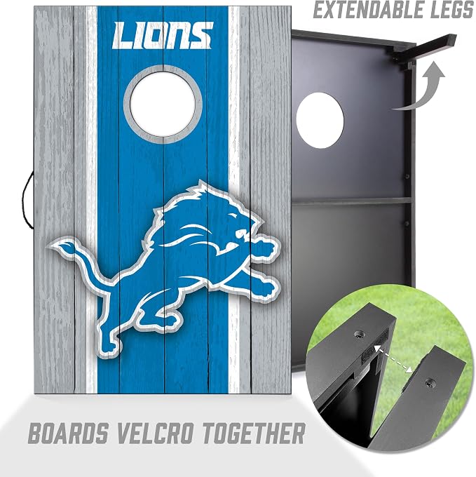 YouTheFan NFL 2' x 3' Portable Cornhole Game with Logo Bags