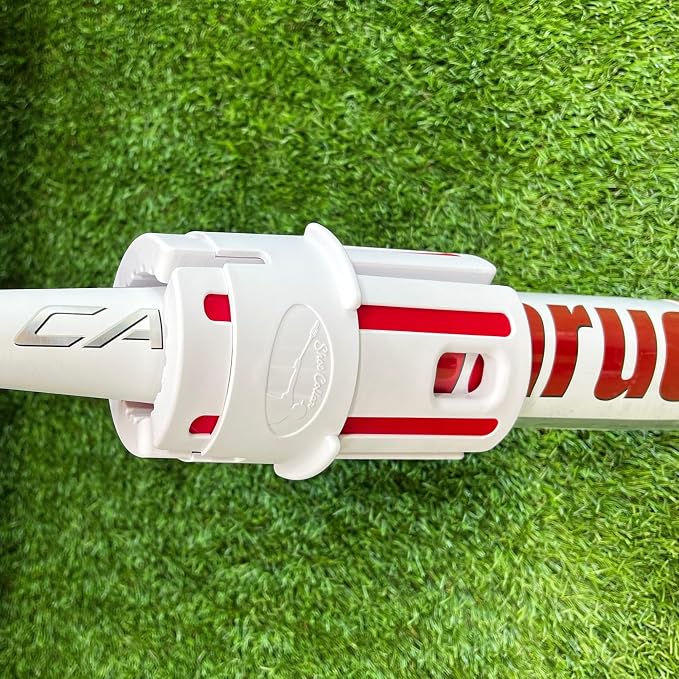 Bat Weight 16 to 24 oz | Easy On/Easy Off (Twist or Tap Off) Baseball Bat Weight | Customize Colors to Match Equipment or Team (16, 20, 24 Ounces) – White