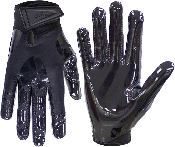Football Gloves for Youth and Adult Men,Sticky Adhesive Palms Receiver Gloves,Grip Boost Flag Football Accessories Gifts for Family and Friends
