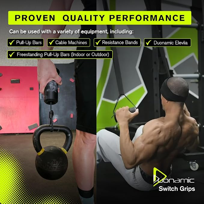 Duonamic Eleviia: Portable Doorway Pull-Up Bar – Lightweight, Travel-Ready, 250 lb Capacity