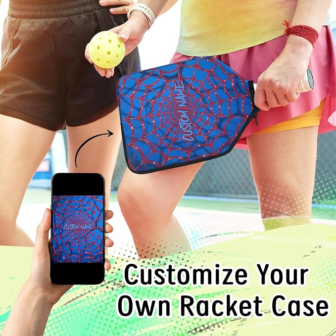 Personalized Pickleball Paddle Cover, Robust & Waterproof Custom Pickleball Paddle Case for Ultimate Protection