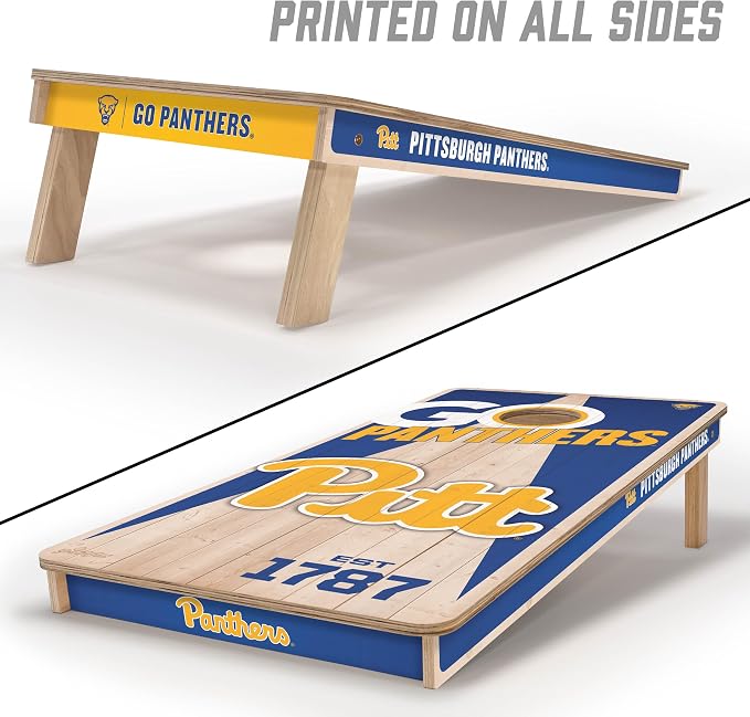 YouTheFan NCAA 2’ x 4’ Professional Wood Cornhole Game