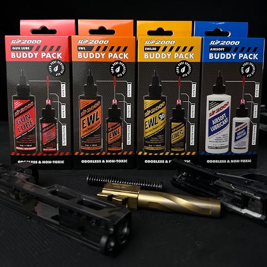 Slip 2000 EWL30 Buddy Pack, 100% Pure Synthetic CLP, Designed for High Heat Environments, 1 oz. and 4 oz. Bottles with Metal Needle Tip Applicator