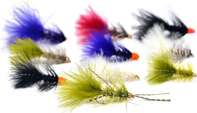 Outdoor Planet Premium Fly Fishing Flies Assortment, 12/24 /48 /66pcs Dry/Wet/Nymph/Streamer Flies, Trout/Bass/Panfish/Salmon Fishing Flies