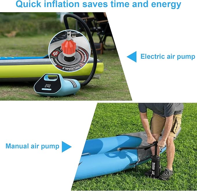 RNSXYAT 3 Pcs Paddle Board Pump Adapter, Premium Inflatable Boat SUP Pump Adaptor, Conventional Air Adapter Quickly Inflation, SUP Air Adapters for Stand-Up Paddleboard and Kayak