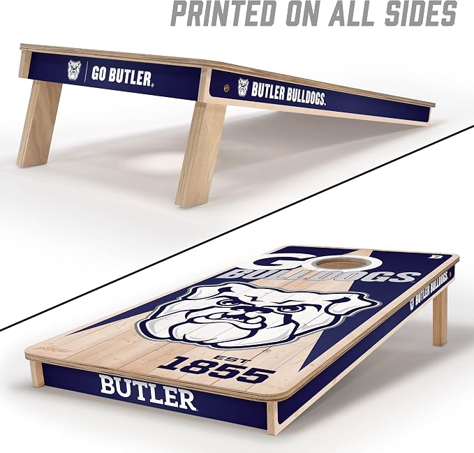 YouTheFan NCAA 2’ x 4’ Professional Wood Cornhole Game
