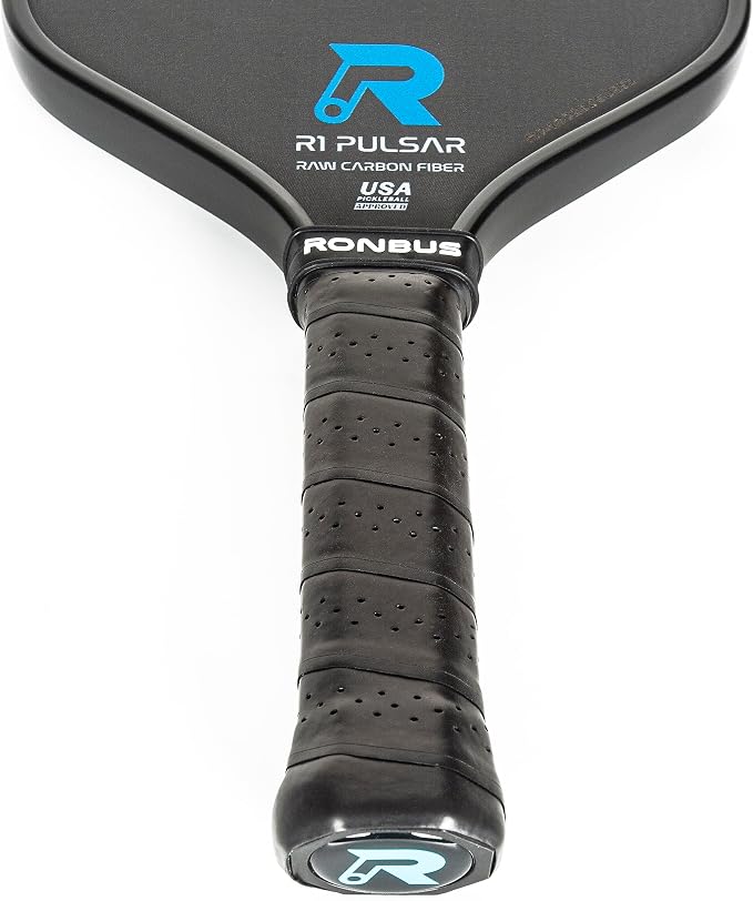 Ronbus R1/R3 Pulsar Thermoformed Raw Toray T700 Carbon Fiber Pickleball Paddle with 16 mm Polypropylene Honeycomb Core