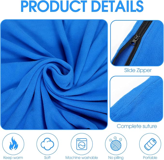 Hahafelt 6 Pack Sleeping Bags with Fleece Liners for Adults Bulk, Lightweight Waterproof Camping Sleeping Bags Set for Summer Camp, Church Trip, Emergency Relief, Outdoor Hiking Backpacking