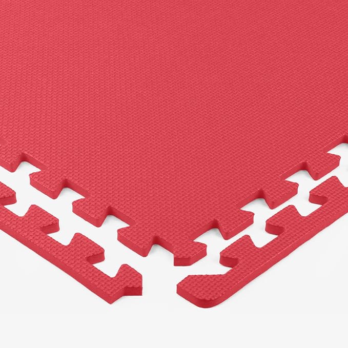 Flooring Inc's Puzzle Exercise Mats, EVA Foam Interlocking Floor Mats for Protective, Cushioned Workout Flooring for Home and Gym Equipment, Multiple Sizes & Colors