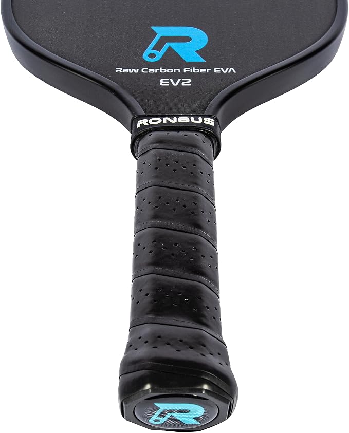 EV2 Raw Toray T700 Carbon Fiber Pickleball Paddle with 16 mm Enhanced EVA core