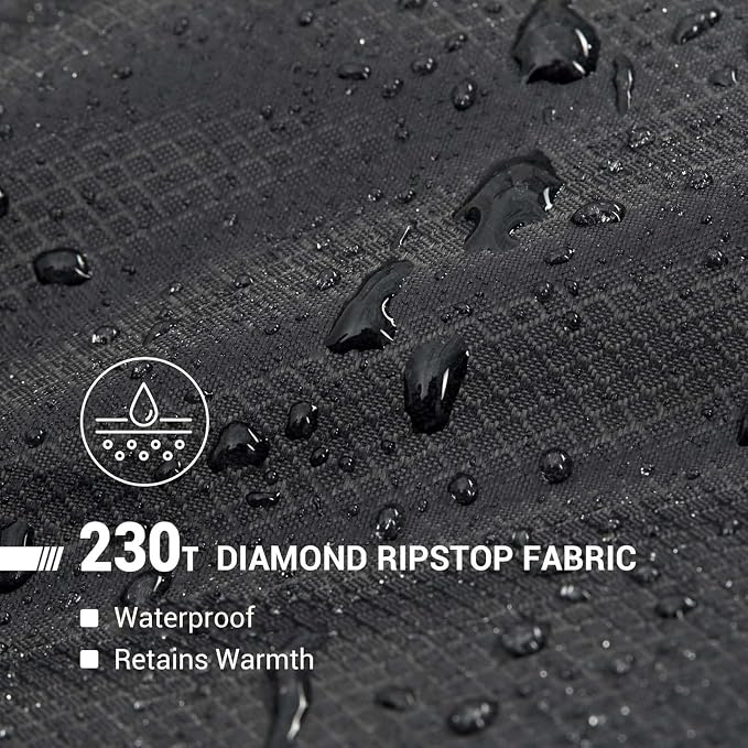 KingCamp Sleeping Bag for Adults Big and Tall, Cold Weather Camping Sleeping Bag with Soft 100% Cotton Flannel Lining, Portable Lightweight Outdoor Traveling & Car Camping