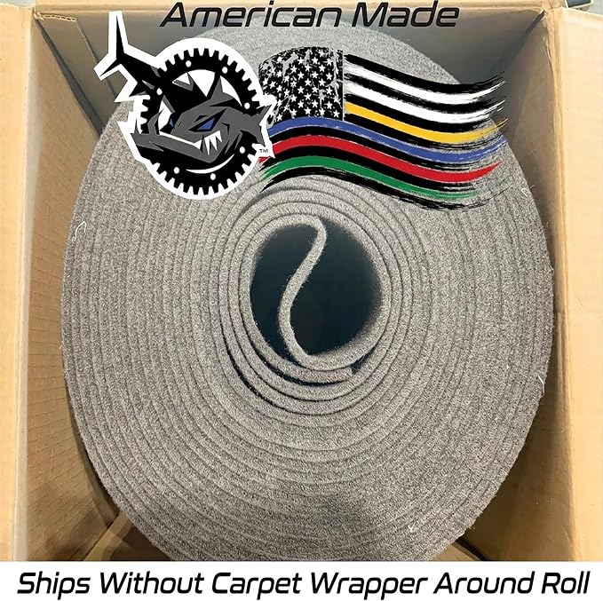 Cuda Boat Trailer Bunk Carpet 12 Inch Wide x 20ft-New Premium Tan Roll- Cuda Bunk Carpet for Boat Trailers Parts Accessories Taupe Lift Runners Covers Waterproof