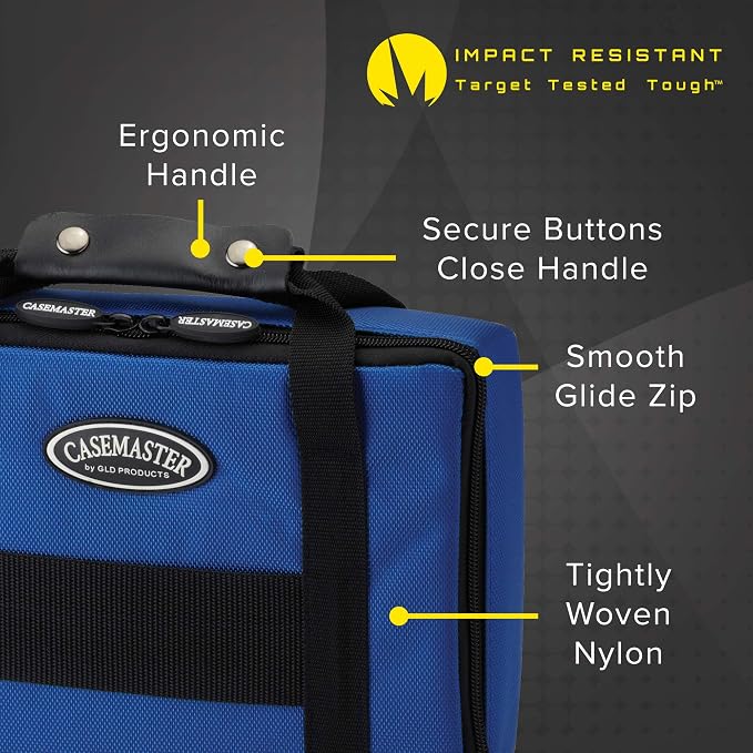 Casemaster Classic Blue Nylon Dart Case