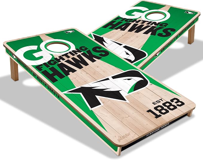 YouTheFan NCAA 2’ x 4’ Professional Wood Cornhole Game