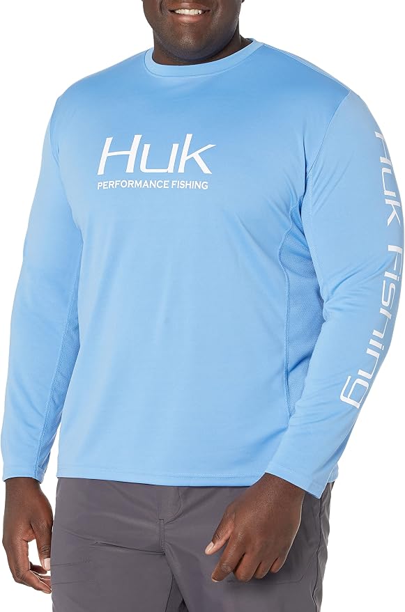 HUK Men's Icon X Long Sleeve Shirt, Performance Fishing Shirt