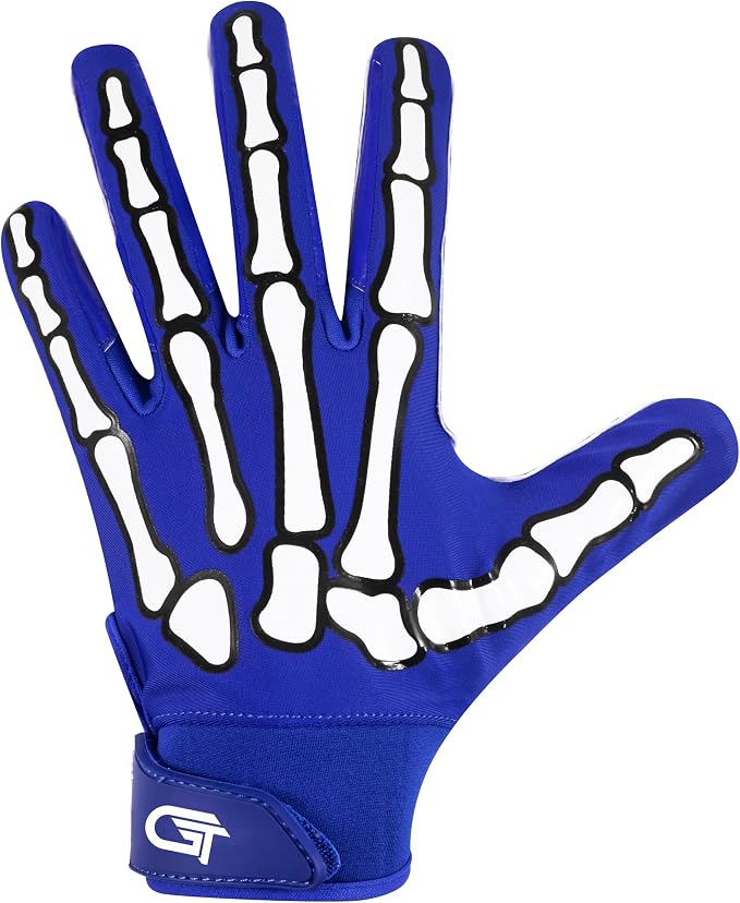 Glorious Traders Adult & Youth Football Gloves - Ultimate Performance Booster with Super Sticky Grip