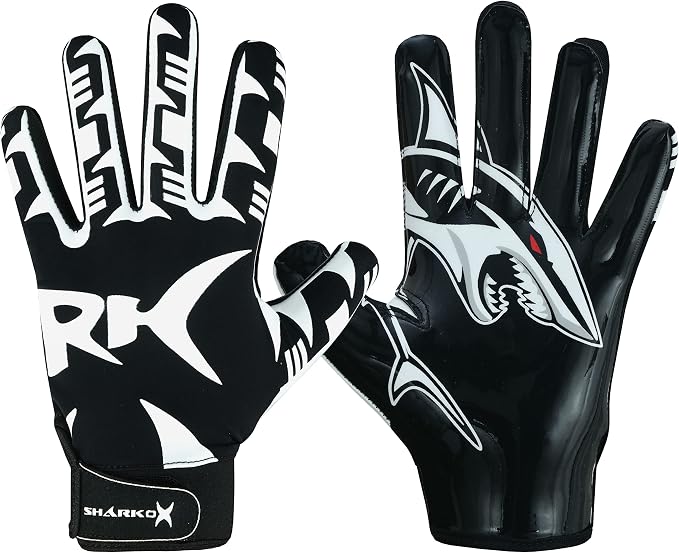 Non-Slip Tacky Football Gloves Ball Feel Sensation, Football Receiver Gloves in Youth, Adult, and Kid Sizes, Ultra Sticky Silicone Strong Palm Grip