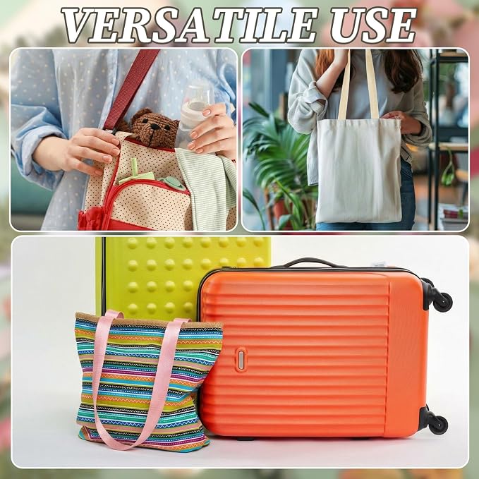 Windyun 24 Rolls Nylon Webbing 1/1.5 Inch Wide Cotton Webbing Strap 3.3 Yard 24 Colors Nylon Straps for Bag Making DIY Craft, Pet Collars, Climbing, Backpack