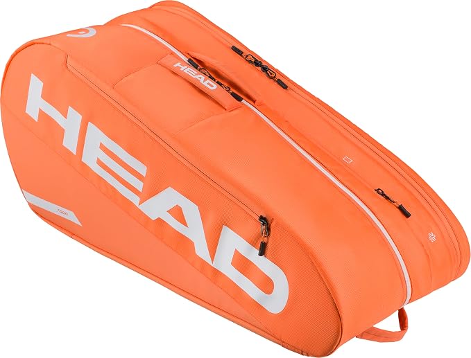 HEAD Tour Racquet Bag L (9R) Tennis Bag - Holds Up to 9 Racquets, CCT+ Climate Control Technology, 2 Main Compartments, Shoe Pocket & Backpack Carry System