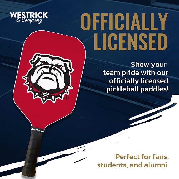 Officially Licensed College Pickleball Paddle – Choose Your University Team – Fun Gift for Fans, Dorms & Game Rooms – Pickleball Racket with School Logo, USAPA Approved