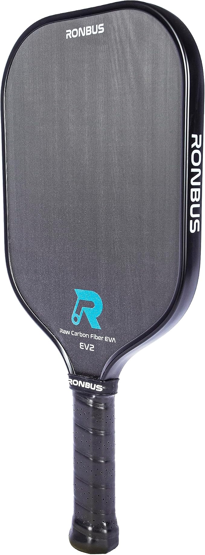 EV2 Raw Toray T700 Carbon Fiber Pickleball Paddle with 16 mm Enhanced EVA core