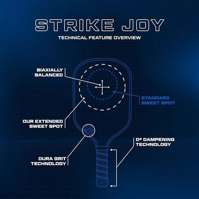 Strike Joy Pickleball Paddle | USAPA Approved | Lightweight Pickle Ball Racket