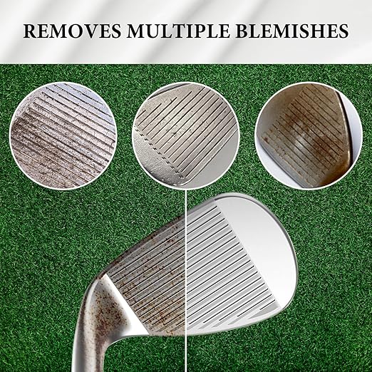 XQ XIAO QIAO Golf Club Polish and Golf Club Cleaner Kit, 300ml 3-in-1 Rust, Scuff & Stain Remover and Rust Remover for Aluminum, Metal, Zinc and Steel