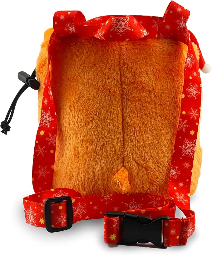 Rock Climbing Chalk Bag + Refillable Ball – Boba Dog Plush Animal Bag